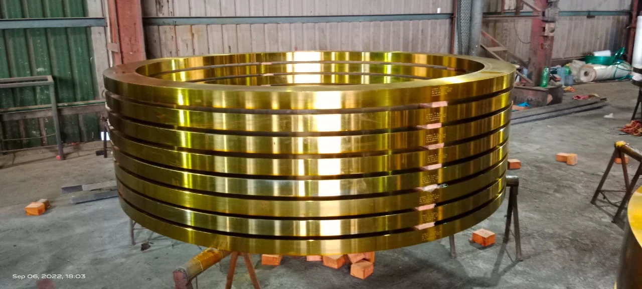 Precision-cut brass rings